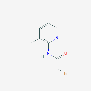 molecular formula C8H9BrN2O B11771821 2-bromo-N-(3-methylpyridin-2-yl)acetamide 