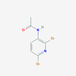 molecular formula C7H6Br2N2O B11771828 N-(2,6-dibromopyridin-3-yl)acetamide 