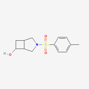 molecular formula C13H17NO3S B11771907 3-Tosyl-3-azabicyclo[3.2.0]heptan-6-ol 