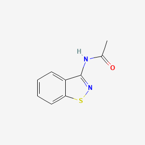 molecular formula C9H8N2OS B11771981 N-(Benzo[d]isothiazol-3-yl)acetamide CAS No. 29109-77-1