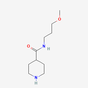 molecular formula C10H20N2O2 B11772068 N-(3-methoxypropyl)piperidine-4-carboxamide 