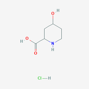 molecular formula C6H12ClNO3 B11772201 4-Hydroxypiperidine-2-carboxylic acid hydrochloride 
