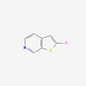 molecular formula C7H4INS B11772411 2-Iodothieno[2,3-c]pyridine 