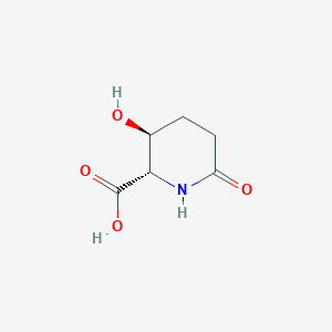 molecular formula C6H9NO4 B11772482 (2S,3S)-3-hydroxy-6-oxopiperidine-2-carboxylic acid CAS No. 299208-59-6