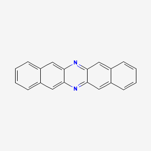 molecular formula C20H12N2 B11772829 Dinaphthazine CAS No. 258-76-4