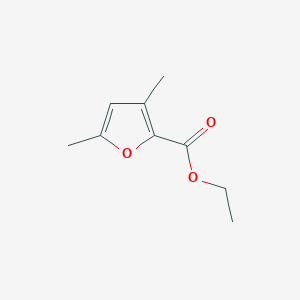 molecular formula C9H12O3 B11772846 Ethyl 3,5-dimethylfuran-2-carboxylate 