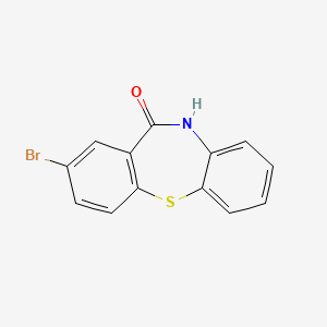 molecular formula C13H8BrNOS B11772951 2-Bromodibenzo[B,F][1,4]thiazepin-11(10H)-one 
