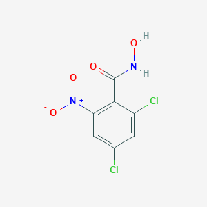 molecular formula C7H4Cl2N2O4 B117732 2,4-dichloro-N-hydroxy-6-nitrobenzamide CAS No. 149697-29-0