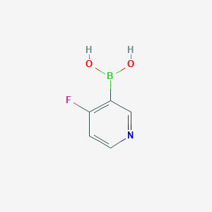 molecular formula C5H5BFNO2 B117733 4-Fluoropyridine-3-boronic acid CAS No. 860626-80-8
