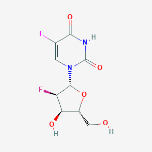 molecular formula C₉H₁₀FIN₂O₅ B117735 2'-脱氧-2'-氟-5-碘尿苷 CAS No. 55612-21-0