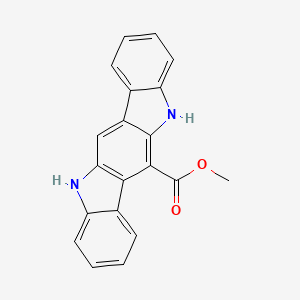 molecular formula C20H14N2O2 B11773542 Methyl 5,11-dihydroindolo[3,2-b]carbazole-6-carboxylate 