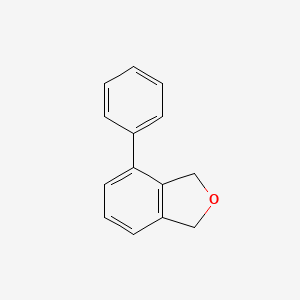 molecular formula C14H12O B11773630 4-Phenyl-1,3-dihydroisobenzofuran CAS No. 502483-86-5