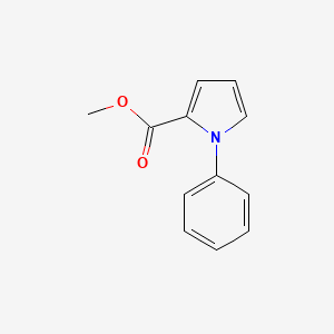molecular formula C12H11NO2 B11773678 methyl 1-phenyl-1H-pyrrole-2-carboxylate 