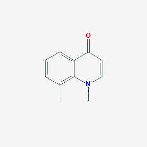 molecular formula C11H11NO B11773932 1,8-Dimethylquinolin-4(1H)-one 