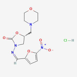molecular formula C13H17ClN4O6 B11773949 D-Furaltadone hydrochloride 