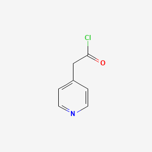 molecular formula C7H6ClNO B11774057 4-Pyridineacetyl chloride 