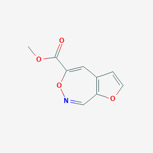 molecular formula C9H7NO4 B11774110 Methyl furo[2,3-d][1,2]oxazepine-5-carboxylate CAS No. 1799434-67-5