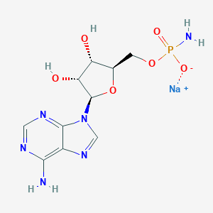 molecular formula C10H14N6NaO6P B117746 5'-磷酸腺苷一钠盐 CAS No. 102029-68-5