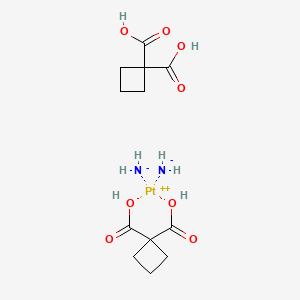 molecular formula C12H20N2O8Pt B11774649 Dicycloplatin (DCP) 
