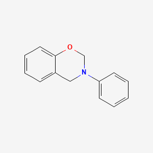 molecular formula C14H13NO B11774708 3-Phenyl-2,4-dihydro-1,3-benzoxazine CAS No. 51287-17-3