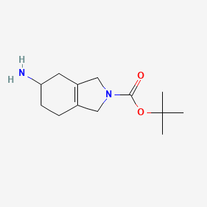 molecular formula C13H22N2O2 B11774734 tert-Butyl 5-amino-4,5,6,7-tetrahydro-1H-isoindole-2(3H)-carboxylate 