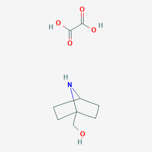 molecular formula C9H15NO5 B11774749 7-Azabicyclo[2.2.1]heptan-1-ylmethanol oxalate 