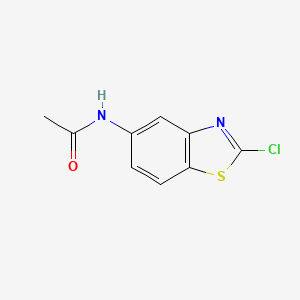 molecular formula C9H7ClN2OS B11774759 N-(2-Chlorobenzo[d]thiazol-5-yl)acetamide 