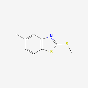 molecular formula C9H9NS2 B11774811 5-Methyl-2-(methylthio)benzo[d]thiazole 