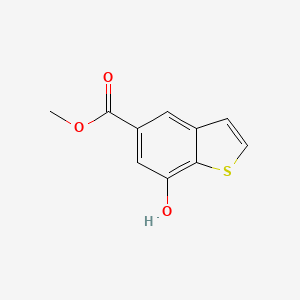 molecular formula C10H8O3S B11774854 Methyl 7-hydroxybenzo[b]thiophene-5-carboxylate CAS No. 314725-16-1