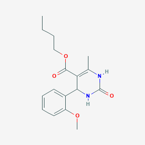 molecular formula C17H22N2O4 B11774932 Butyl 4-(2-methoxyphenyl)-6-methyl-2-oxo-1,2,3,4-tetrahydropyrimidine-5-carboxylate 