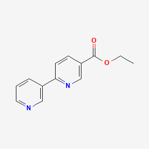 molecular formula C13H12N2O2 B11775237 Ethyl [2,3'-bipyridine]-5-carboxylate 