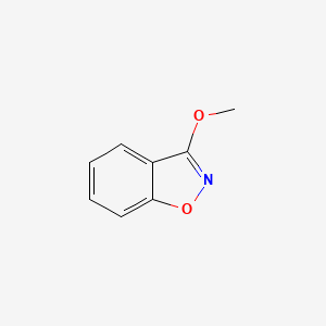 molecular formula C8H7NO2 B11775298 3-Methoxybenzo[d]isoxazole 