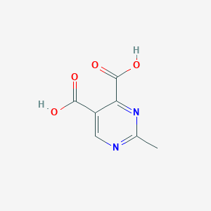 molecular formula C7H6N2O4 B11775342 2-Methylpyrimidine-4,5-dicarboxylic acid 