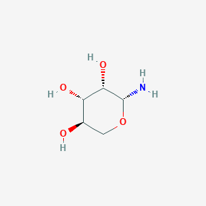 molecular formula C5H11NO4 B11775653 (2R,3S,4S,5R)-2-Aminotetrahydro-2H-pyran-3,4,5-triol 