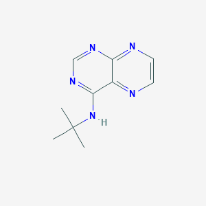 molecular formula C10H13N5 B11775768 N-(tert-Butyl)pteridin-4-amine 