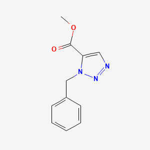 molecular formula C11H11N3O2 B11776193 Methyl 1-benzyl-1H-1,2,3-triazole-5-carboxylate 