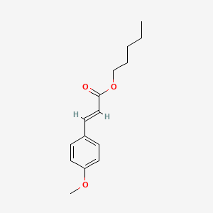 molecular formula C15H20O3 B1177640 Amyl-p-methoxycinnamate CAS No. 150171-33-8