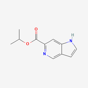 molecular formula C11H12N2O2 B11776437 Isopropyl 1H-pyrrolo[3,2-c]pyridine-6-carboxylate 