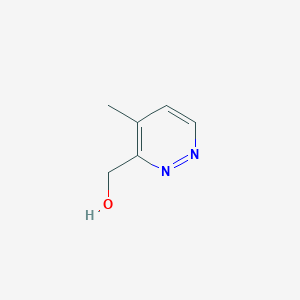 molecular formula C6H8N2O B11776448 (4-Methylpyridazin-3-yl)methanol 