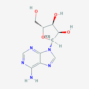 molecular formula C10H13N5O4 B117767 Adenosine-1'-13C CAS No. 201996-55-6
