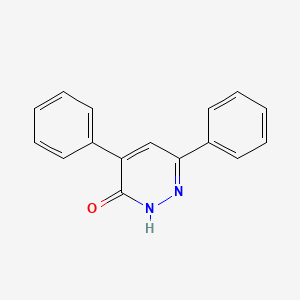 molecular formula C16H12N2O B11776793 4,6-diphenylpyridazin-3(2H)-one CAS No. 2166-00-9