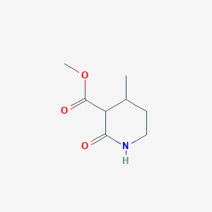molecular formula C8H13NO3 B11776838 Methyl 4-methyl-2-oxopiperidine-3-carboxylate 