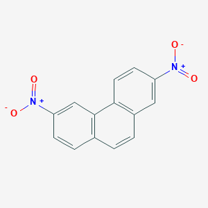 molecular formula C14H8N2O4 B117769 2,6-Dinitrophenanthrene CAS No. 159092-69-0