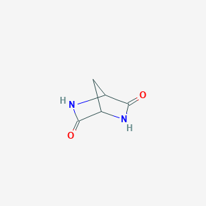 molecular formula C5H6N2O2 B11777350 2,5-Diazabicyclo[2.2.1]heptane-3,6-dione 