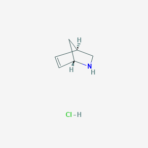 molecular formula C6H10ClN B11777548 rel-(1S,4R)-2-Azabicyclo[2.2.1]hept-5-ene hydrochloride 
