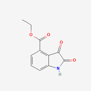 molecular formula C11H9NO4 B11777765 Ethyl 2,3-dioxoindoline-4-carboxylate 