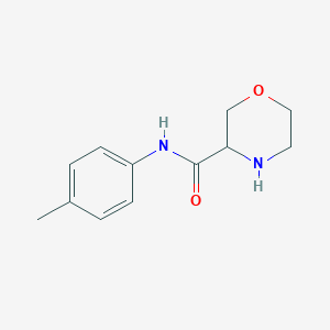 molecular formula C12H16N2O2 B11778151 N-(p-Tolyl)morpholine-3-carboxamide 
