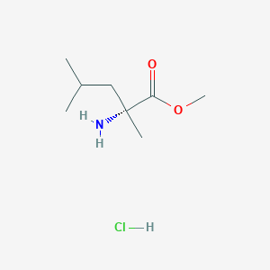 molecular formula C5H5N5O4 B1177822 D-alpha-Methylleucine methyl ester hydrochloride CAS No. 154510-54-0