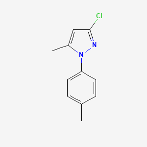 molecular formula C11H11ClN2 B11778293 3-Chloro-5-methyl-1-(p-tolyl)-1H-pyrazole 