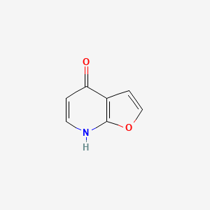 molecular formula C7H5NO2 B11778429 Furo[2,3-b]pyridin-4-ol 